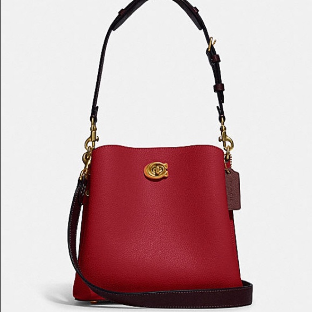 Coach Willow Bucket Bag in Color block